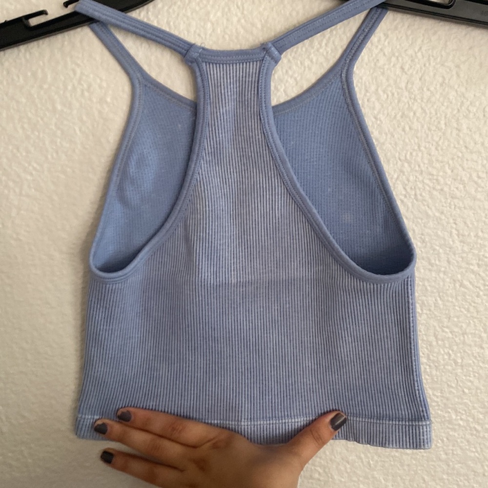 Blue crop top - Picture 2 of 6
